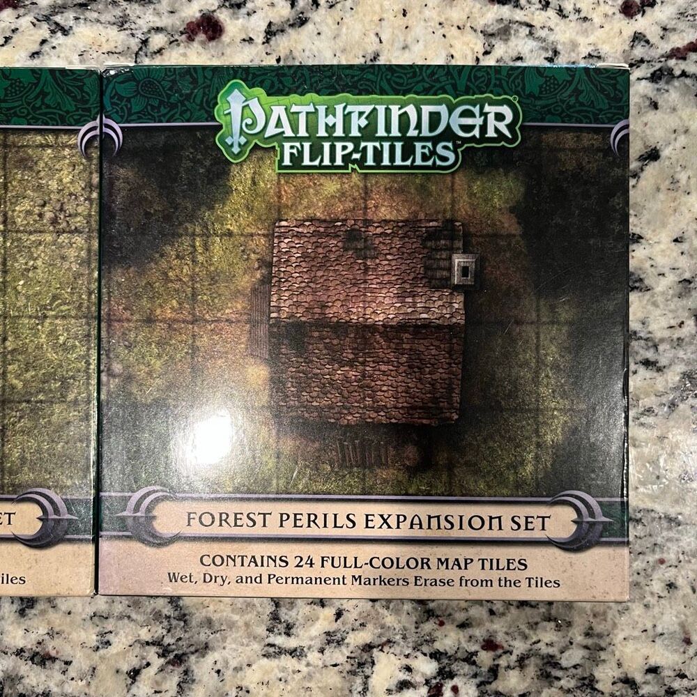 Pathfinder Flip-Tiles Forest Highlands and Forest Perils Map Lot TTRPG D&D - Picture 4 of 7